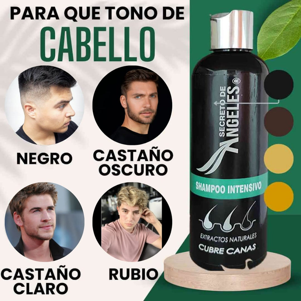 SHAMPOO ANTICANAS, SHAMPOO CUBRE CANAS